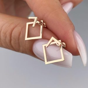 گوشواره لیزری سه بعدی